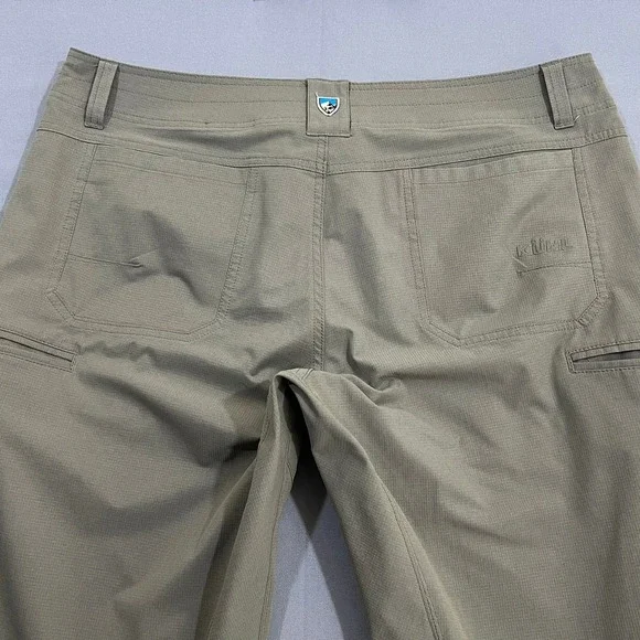 KUHL Silencr Pants Ripstop 4-Way Stretch Outdoor Stretch Taupe Brown Men's 36x34 - Picture 13 of 14